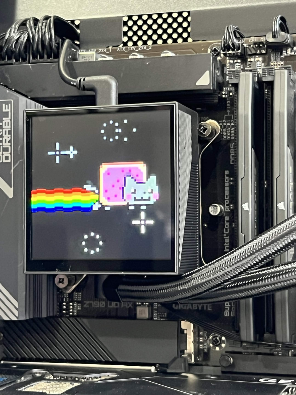 Nyan Pro (Intel I9-14900KF + RTX 5070TI 16GB + 32GB DDR5) Gaming PC