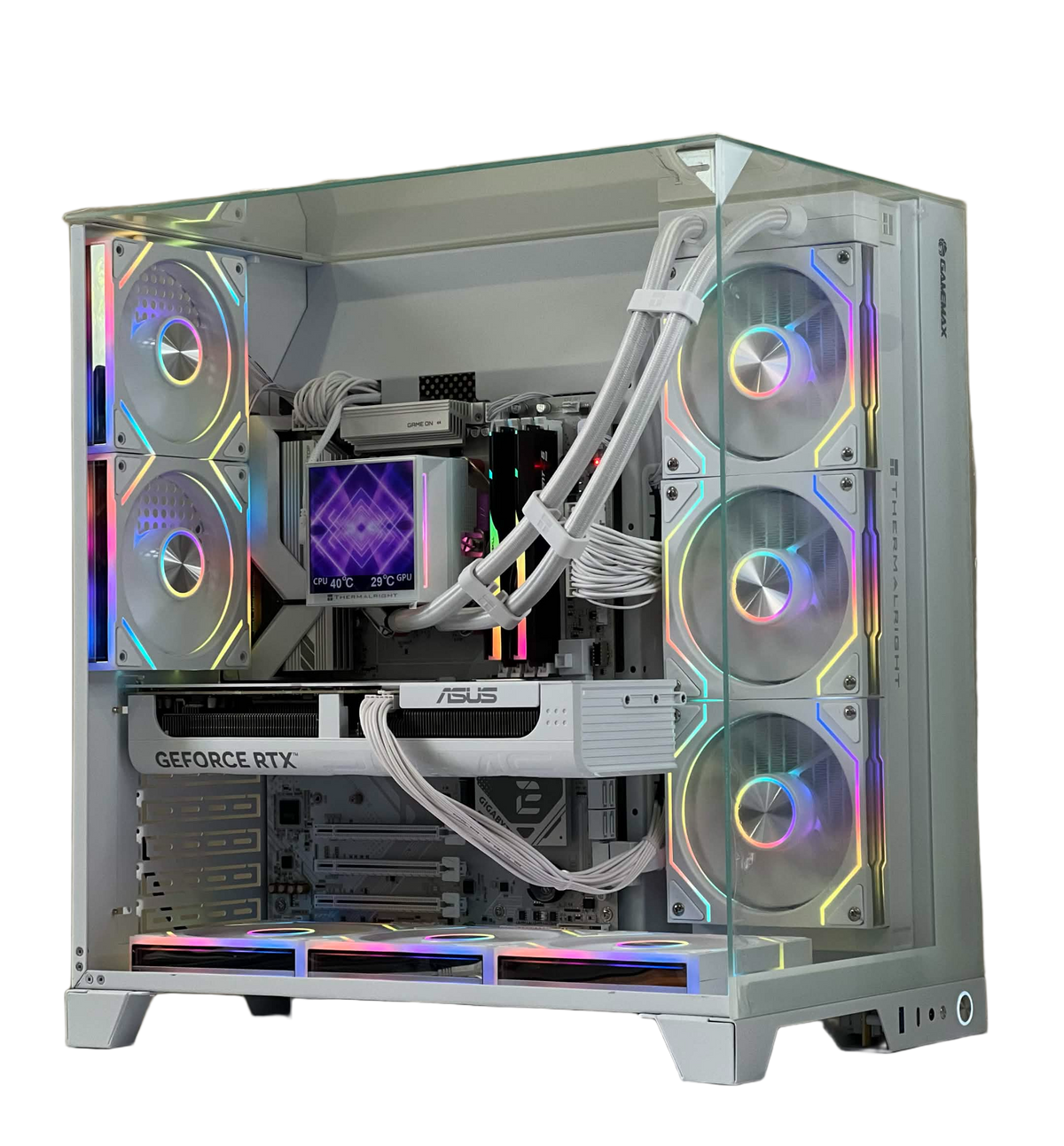 Trident Ice Gaming PC (Ryzen 7 9700X + RTX 5070 + 32GB DDR5)