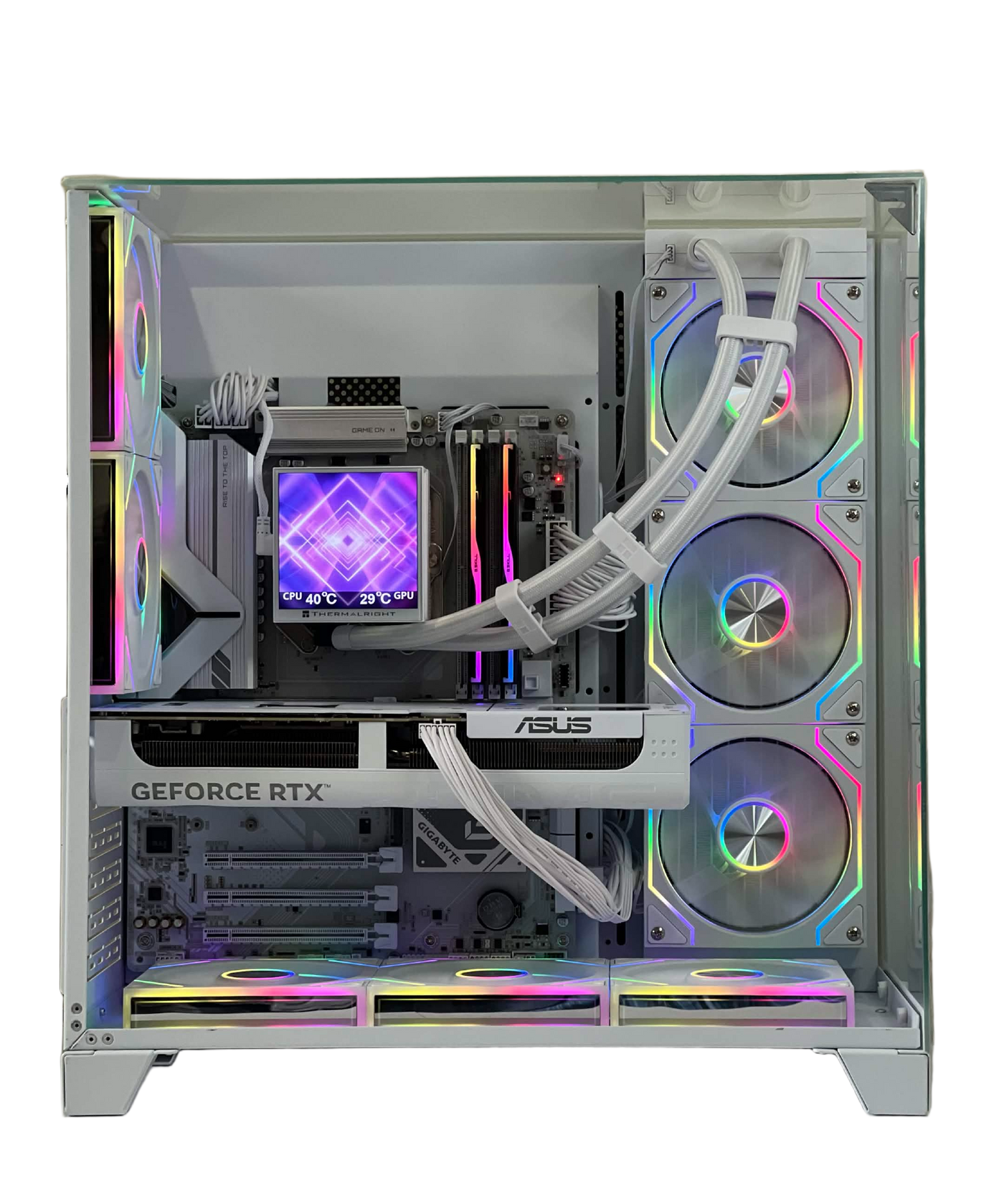 Trident Ice Gaming PC (Ryzen 7 9700X + RTX 5070 + 32GB DDR5)