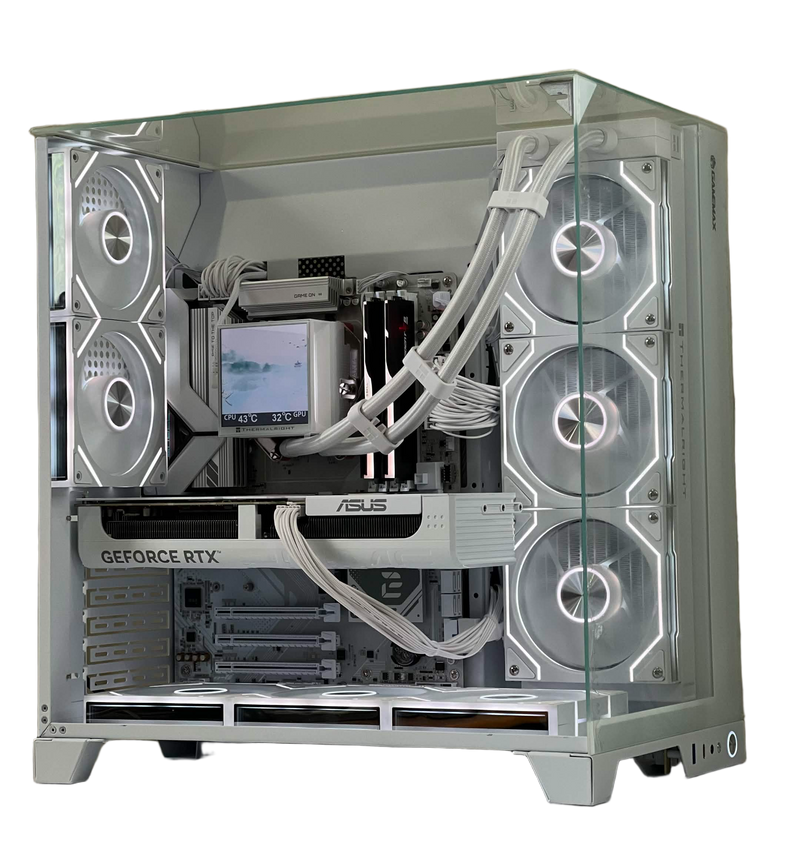 Trident Ice Gaming PC (Ryzen 7 9700X + RTX 5070 + 32GB DDR5)